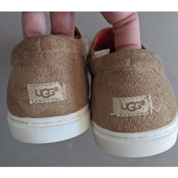 UGG Adley Light Brown Suede Slip On Sneakers 7.5 - Picture 7 of 8